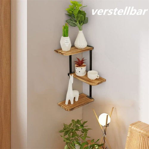 3 Tier Lucca Corner Shelf Modern