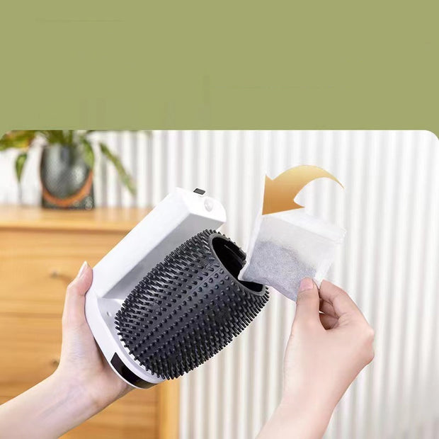Automatic Cat Self Groomer Wall Corner Brushes by Ainuro