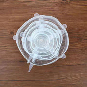 6Pcs Food Silicone Reusable Wrap