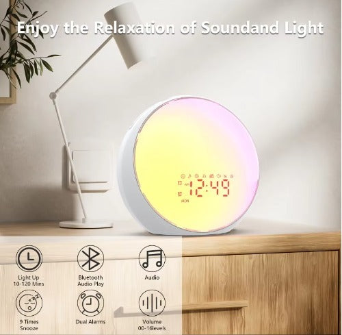 Lamp Sunrise Alarm Clock Night Light