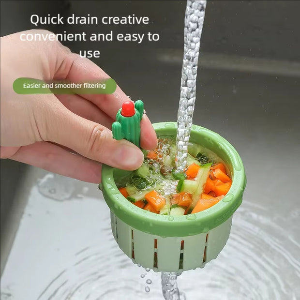 Anti-clogging Cactus Kitchen Sink Drainage Filter