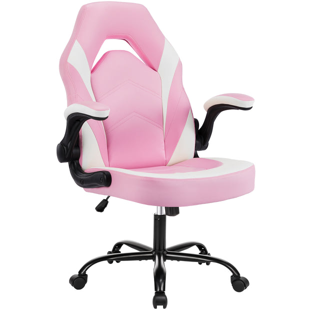 PU Leather Ergonomic Gaming Chair With Lumbar Support