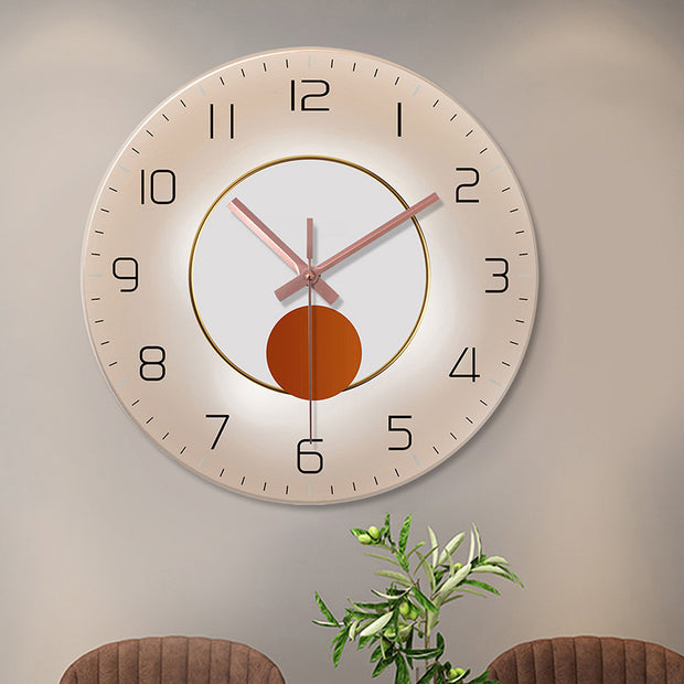 Tempered Glass Wall Clock by Ainuro