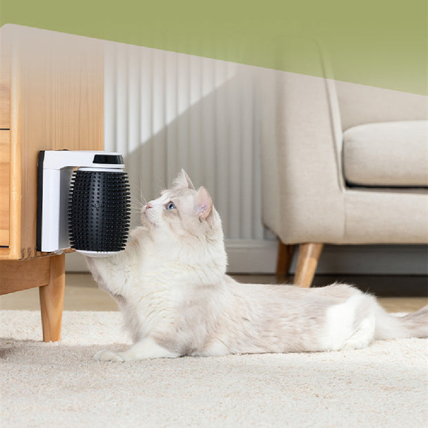 Automatic Cat Self Groomer Wall Corner Brushes by Ainuro